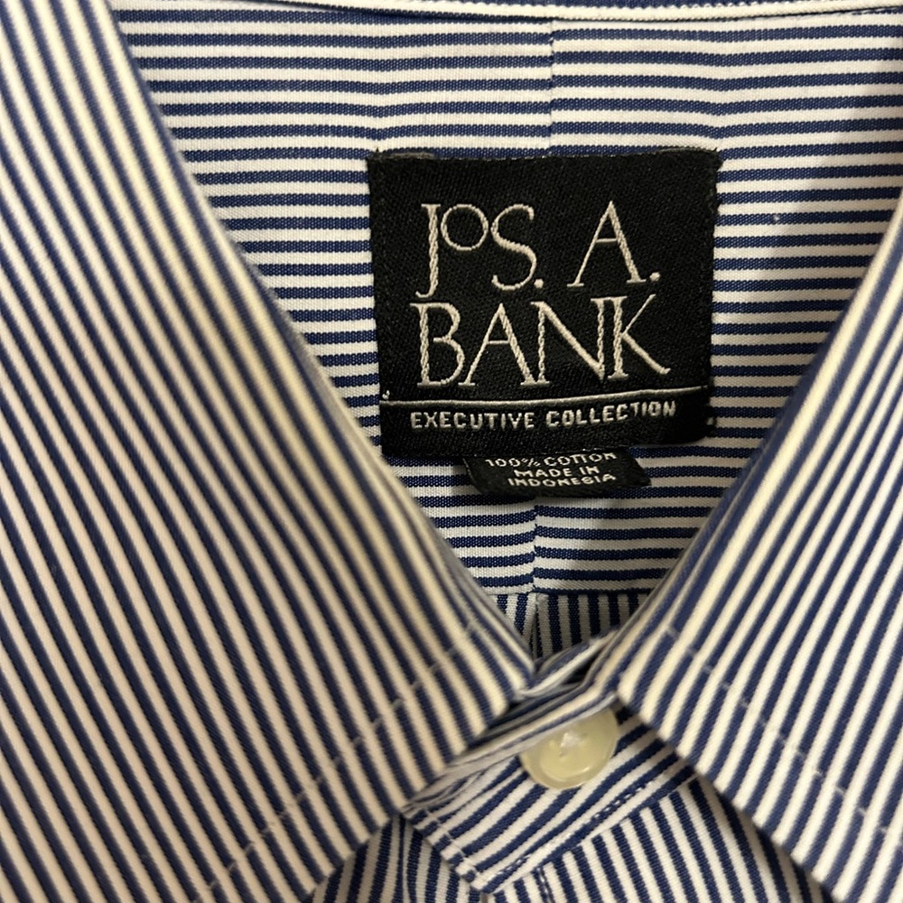 Jos. A Banks executive  Button Down Shirt 16 1/2 x 35 #4